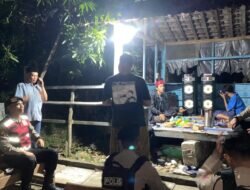 Satsamapta Polres Demak Gelar Patroli Dialogis Ajak Warga Aktifkan Siskamling.