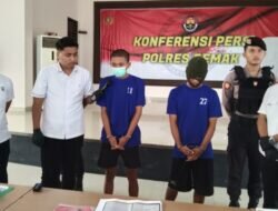 Polres Demak Tangkap Dua  Komplotan Curanmor,Tiga Pelaku Lainnya Masih Buron.