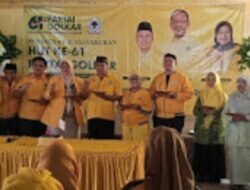 Tasyakuran Ke-61 HUT Partai Golkar Di Aula Kantor Partai Golkar Kabupaten Pati.