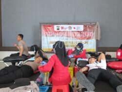 Peringati HUT Humas Polri Ke-74 ,Polres Demak Gelar Giat Donor Darah.