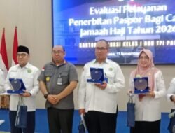 Imigrasi Kelas l Non TPl Pati Jawa Tengah Gelar Acara Evaluasi Pelayanan Penerbitan Paspor Haji Tahun 2026.