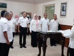 Bupati Pati Sudewo Lantik Lima Kepala OPD Di Lingkungan Pemerintah Kabupaten Pati.