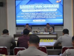 Jelang Operasi Zebra Candi 2025, Polres Demak Matangkan Kesiapan Personel Melalui Latpraops.