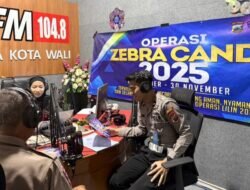 Melalui Siaran Radio, Satlantas Polres Demak Sosialisasi Operasi Zebra Candi 2025.
