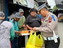 Satlantas Polres Demak Gelar Jum’at Berkah Dan Sosialiasi Operasi Zebra Candi 2025.