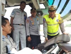 Dalam Rangka Operasi Zebra Candi 2025, Satlantas Polres Demak Gelar Ramp Check Dan Layanan Kesehatan.