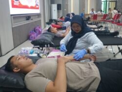 Menjelang Operasi Lilin Candi 2025 ,Polres Demak Gelar Bakti Sosial Donor Darah.