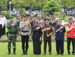 Polres Demak, Bupati Dan lnstansi Terkait Gelar Apel Operasi Lilin Candi 2025.