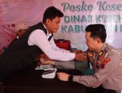 Selama Operasi Lilin Candi Dan Nataru,Si Dokkes Polres Demak Berikan Layanan Kesehatan Geratis.