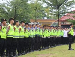 Polres Demak Gelar Apel Konsolidasi Operasi Lilin Candi 2025.