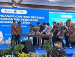 Bupati Pati Sudewo Hadiri Penandatanganan Komitmen Pembangunan Dan Penerapan Manajemen Talenta.