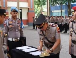 Kapolres Kudus Pimpin Langsung Sertijab Kasat Reskrim Dan Kapolsek.