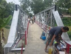 Polres Demak Berhasil Selesaikan Pembangunan Jembatan Merah Putih.