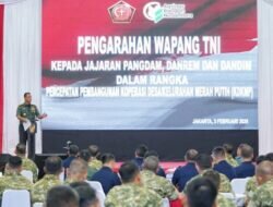 Wakil Panglima TNI Beri Pengarahan Pangdam, Danrem,Dan Dandim  Dalam Rangka Percepatan Pembangunan Koperasi Desa  Merah Putih.