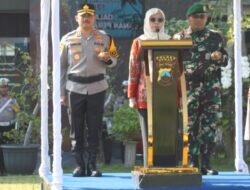 Polres Demak Gelar Apel Pasukan Dan Siapkan Empat Pos Pengamanan.