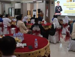 Polres Demak Gelar Halal Bihalal Bersama Mahasiswa Dan Organisasi Kepemudaan.