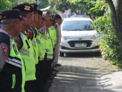 Polres Demak Kerahkan  90 Personel Amankan Eksekusi Lahan Di Mranggen.