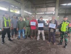 Polres Demak dan Aparat Gabungan Tutup Tempat Judi Sabung Ayam