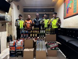 Polres Demak Sita 324 Botol Miras dalam Razia Tiga Kecamatan