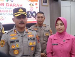 Donor Darah Hari Bhayangkara, Polres Demak Himpun 40 Kantong Darah