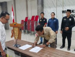 Jelang Pengesahan Anggota Baru, para Pengurus Silat di Kab. Demak ikuti deklarasi damai di Polres Demak 