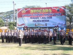 Kapolres Demak : Kenaikan Pangkat Harus Sejalan dengan Meningkatnya Kualitas Pengabdian