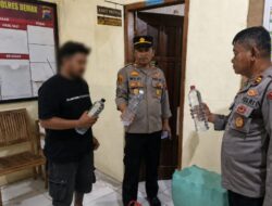 Polsek Karangawen Sita 130 Botol Arak, Polres Demak Tegaskan Perang terhadap Es Moni