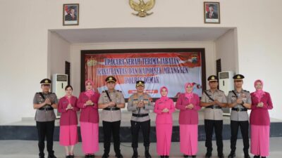Kapolres Demak Pimpin Sertijab Kasat Lantas dan Kapolsek Mranggen