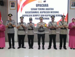 Polres Demak Rotasi Empat Pejabat, Kapolres Tekankan Penguatan Kamtibmas